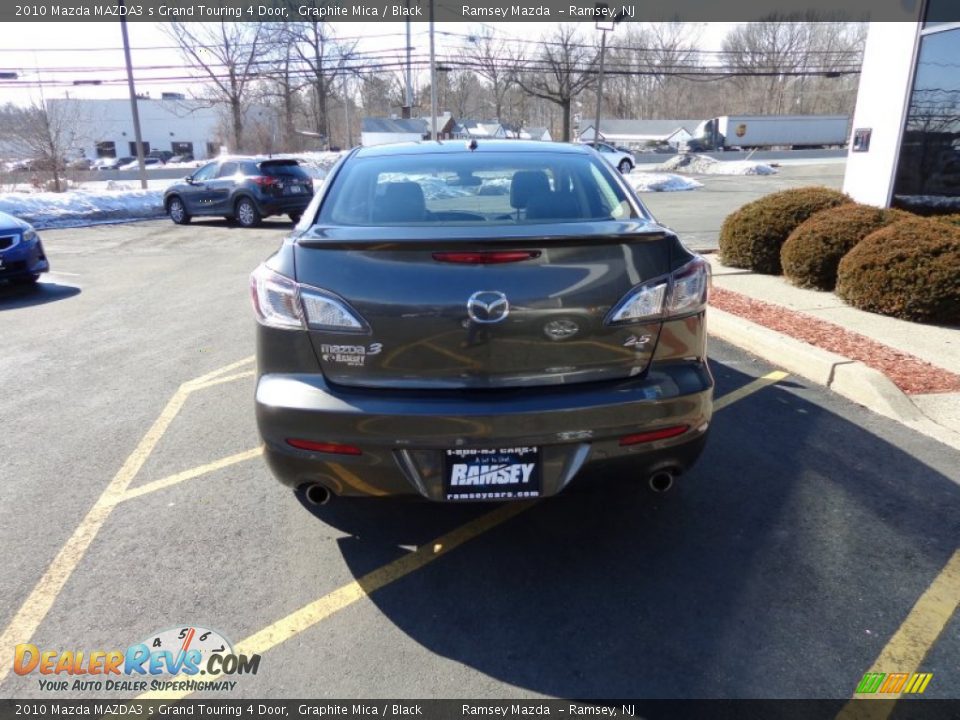 2010 Mazda MAZDA3 s Grand Touring 4 Door Graphite Mica / Black Photo #5