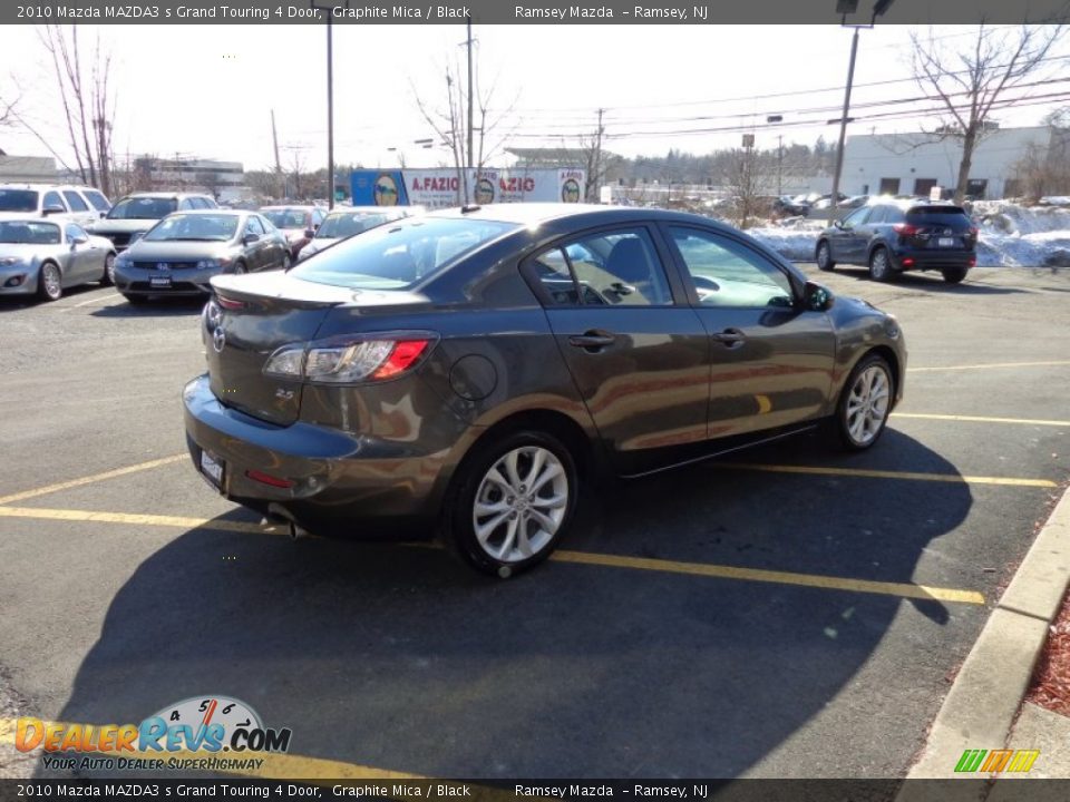 2010 Mazda MAZDA3 s Grand Touring 4 Door Graphite Mica / Black Photo #7