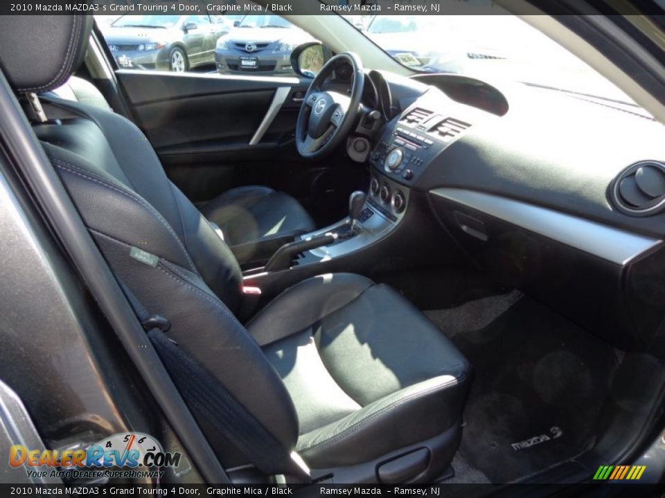 2010 Mazda MAZDA3 s Grand Touring 4 Door Graphite Mica / Black Photo #10