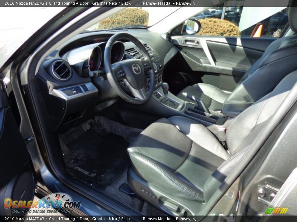 2010 Mazda MAZDA3 s Grand Touring 4 Door Graphite Mica / Black Photo #12