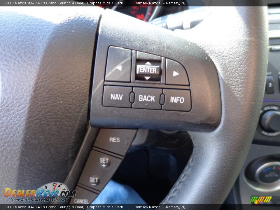 2010 Mazda MAZDA3 s Grand Touring 4 Door Graphite Mica / Black Photo #18