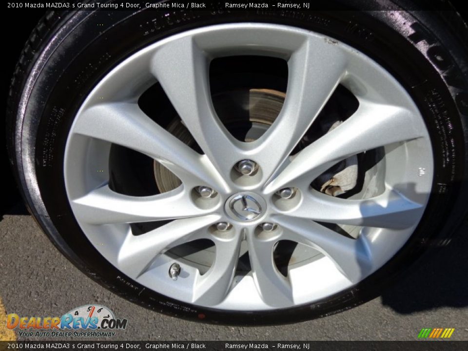 2010 Mazda MAZDA3 s Grand Touring 4 Door Graphite Mica / Black Photo #28