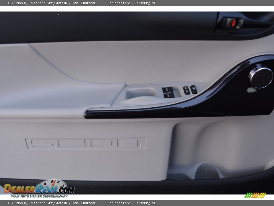 2014 Scion iQ Magnetic Gray Metallic / Dark Charcoal Photo #5