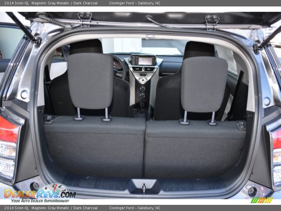 2014 Scion iQ Magnetic Gray Metallic / Dark Charcoal Photo #9