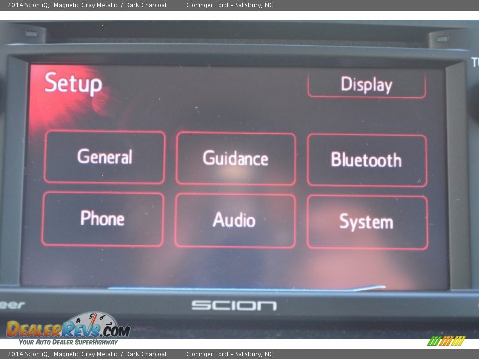 2014 Scion iQ Magnetic Gray Metallic / Dark Charcoal Photo #12