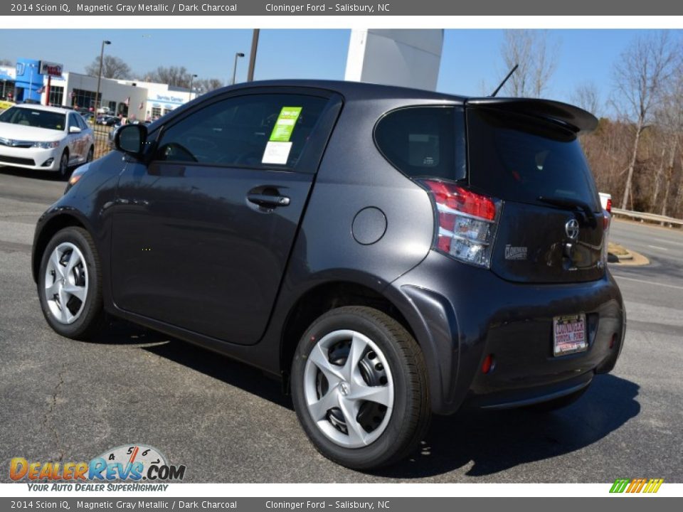 2014 Scion iQ Magnetic Gray Metallic / Dark Charcoal Photo #17