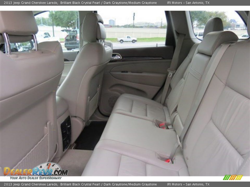 2013 Jeep Grand Cherokee Laredo Brilliant Black Crystal Pearl / Dark Graystone/Medium Graystone Photo #12