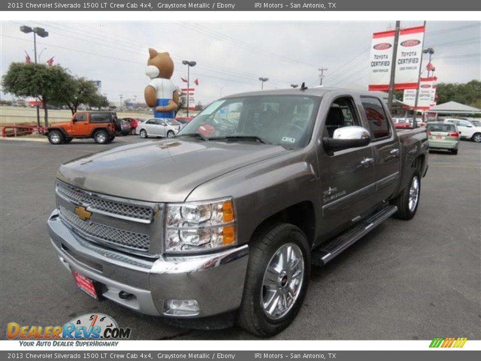 2013 Chevrolet Silverado 1500 LT Crew Cab 4x4 Graystone Metallic / Ebony Photo #3
