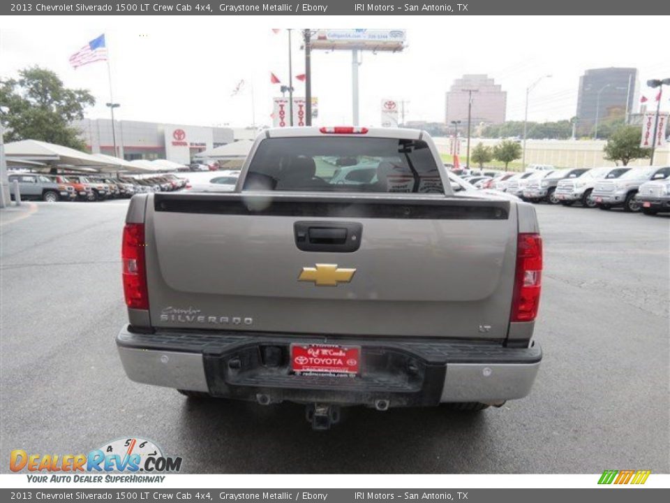 2013 Chevrolet Silverado 1500 LT Crew Cab 4x4 Graystone Metallic / Ebony Photo #6