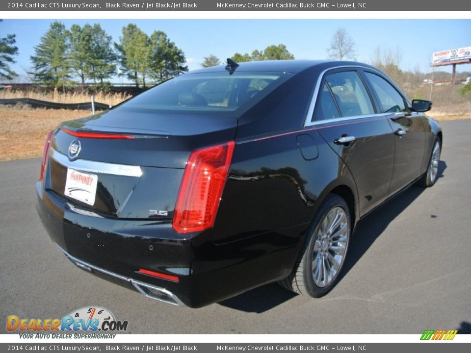 2014 Cadillac CTS Luxury Sedan Black Raven / Jet Black/Jet Black Photo #5