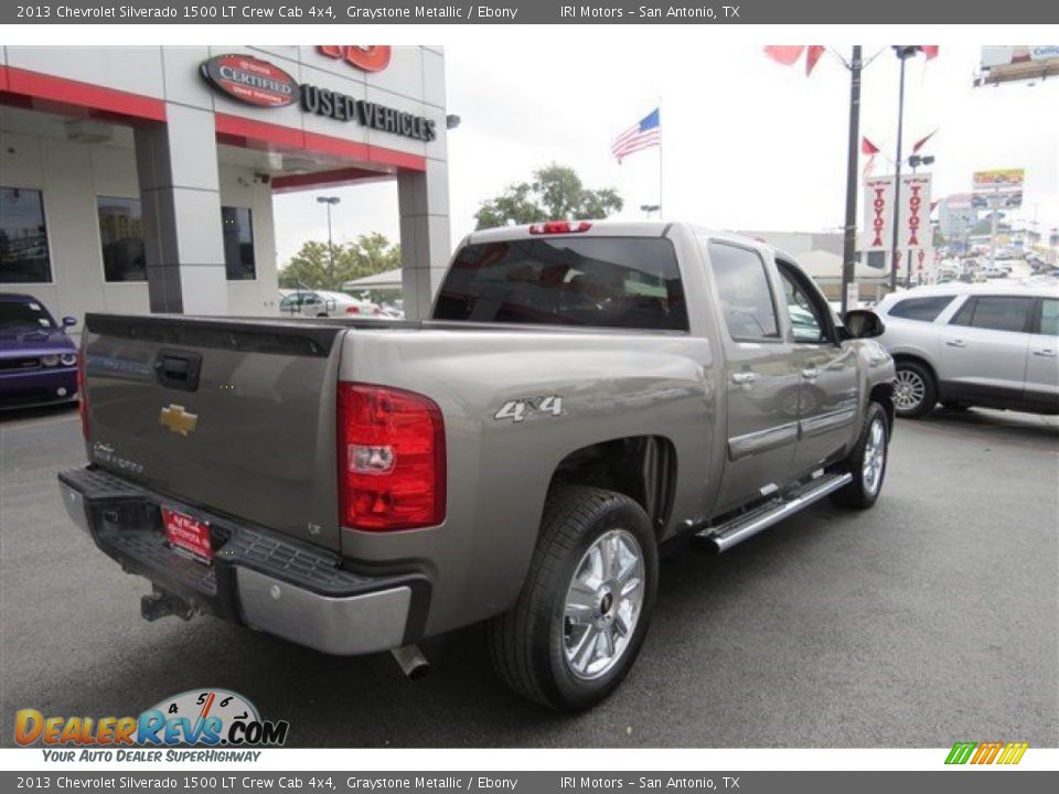 2013 Chevrolet Silverado 1500 LT Crew Cab 4x4 Graystone Metallic / Ebony Photo #7
