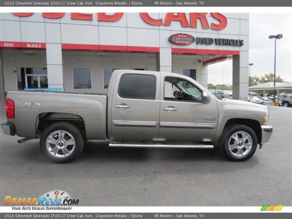 2013 Chevrolet Silverado 1500 LT Crew Cab 4x4 Graystone Metallic / Ebony Photo #8