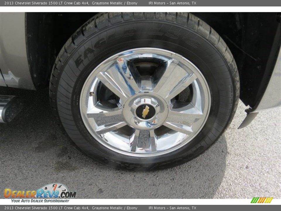 2013 Chevrolet Silverado 1500 LT Crew Cab 4x4 Graystone Metallic / Ebony Photo #9