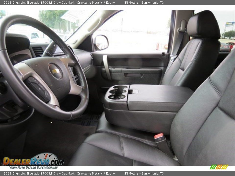 2013 Chevrolet Silverado 1500 LT Crew Cab 4x4 Graystone Metallic / Ebony Photo #11