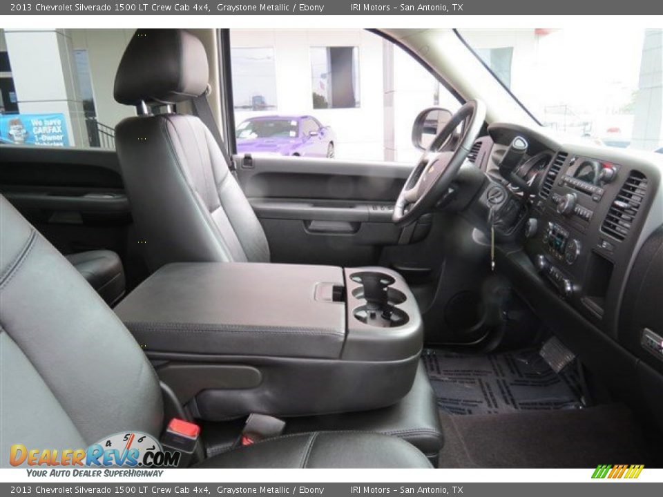 2013 Chevrolet Silverado 1500 LT Crew Cab 4x4 Graystone Metallic / Ebony Photo #13
