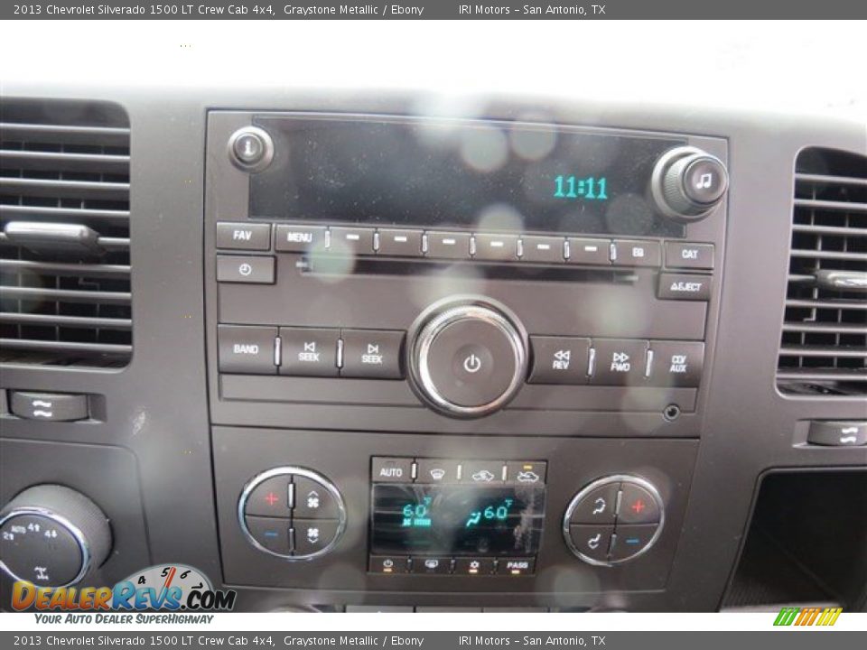 2013 Chevrolet Silverado 1500 LT Crew Cab 4x4 Graystone Metallic / Ebony Photo #15