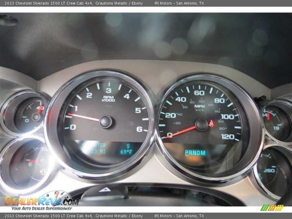 2013 Chevrolet Silverado 1500 LT Crew Cab 4x4 Graystone Metallic / Ebony Photo #16