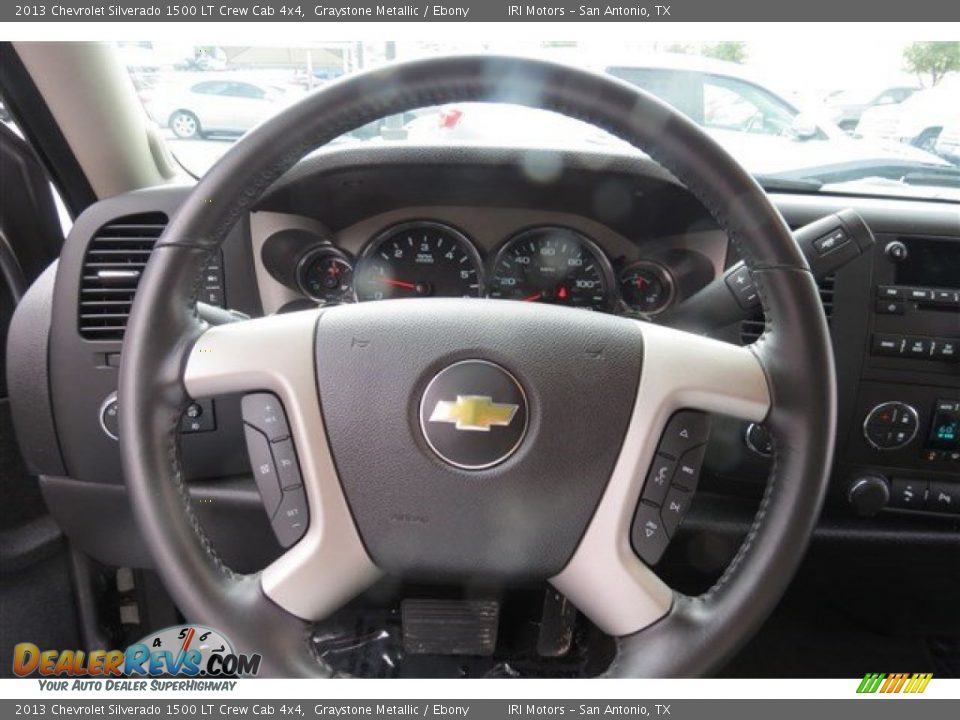 2013 Chevrolet Silverado 1500 LT Crew Cab 4x4 Graystone Metallic / Ebony Photo #17