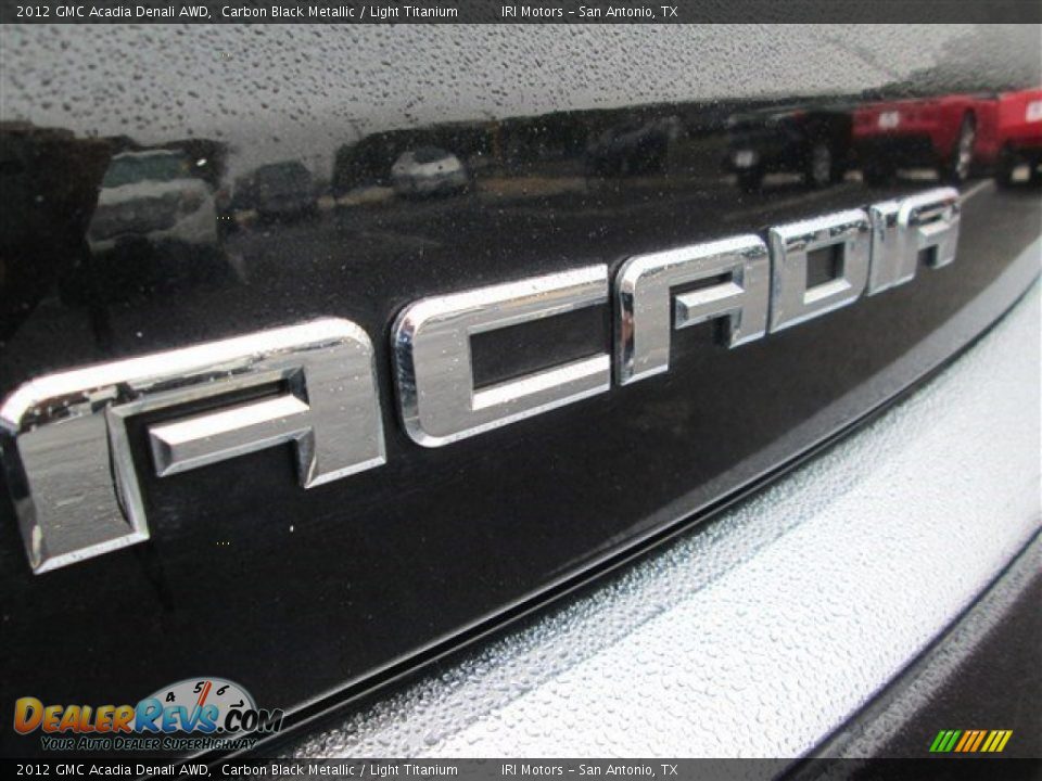 2012 GMC Acadia Denali AWD Carbon Black Metallic / Light Titanium Photo #6