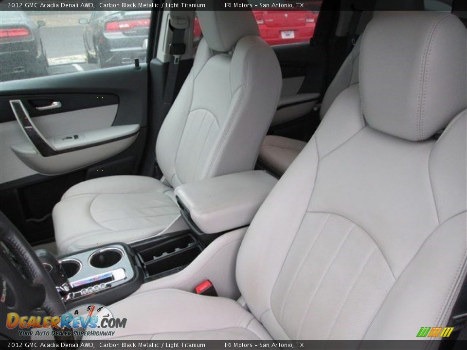 2012 GMC Acadia Denali AWD Carbon Black Metallic / Light Titanium Photo #9