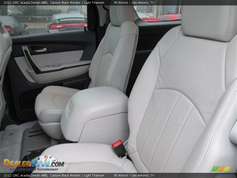2012 GMC Acadia Denali AWD Carbon Black Metallic / Light Titanium Photo #10