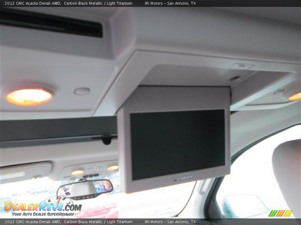 2012 GMC Acadia Denali AWD Carbon Black Metallic / Light Titanium Photo #11