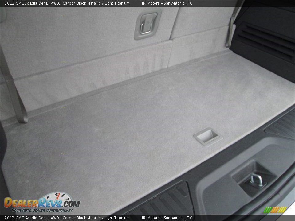2012 GMC Acadia Denali AWD Carbon Black Metallic / Light Titanium Photo #15