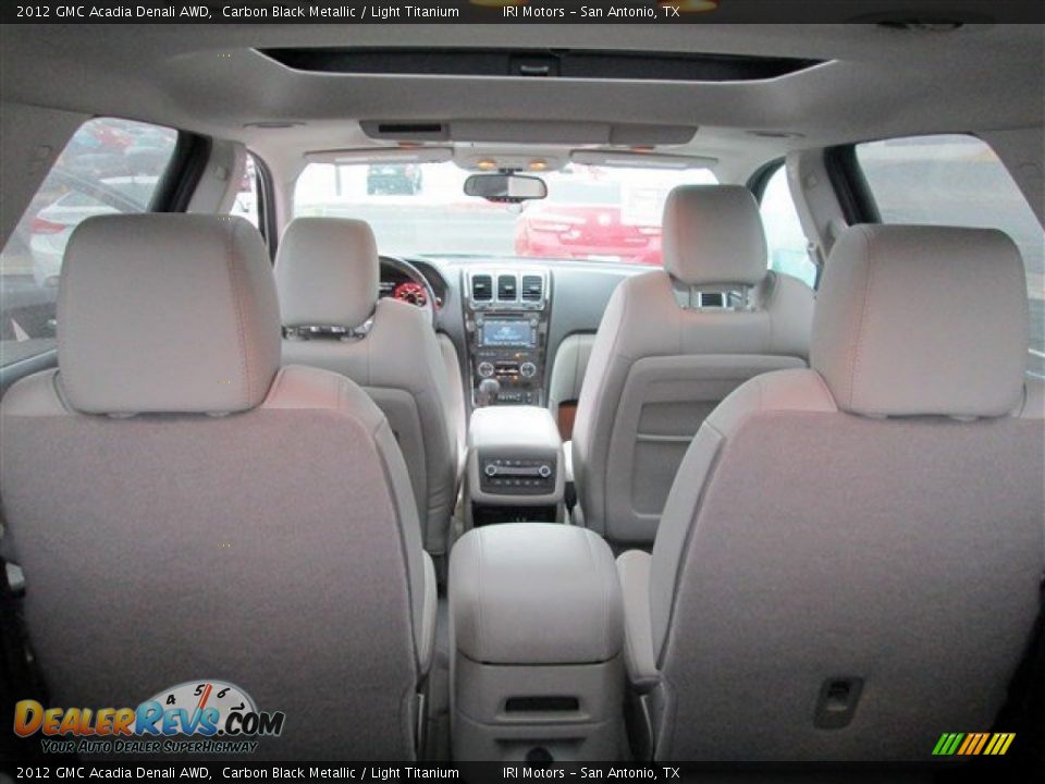 2012 GMC Acadia Denali AWD Carbon Black Metallic / Light Titanium Photo #16