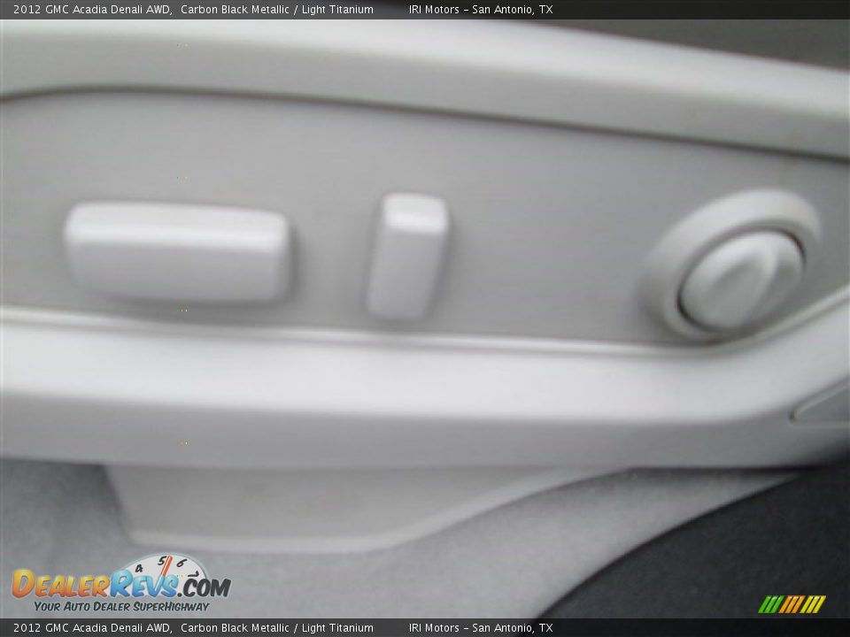 2012 GMC Acadia Denali AWD Carbon Black Metallic / Light Titanium Photo #21