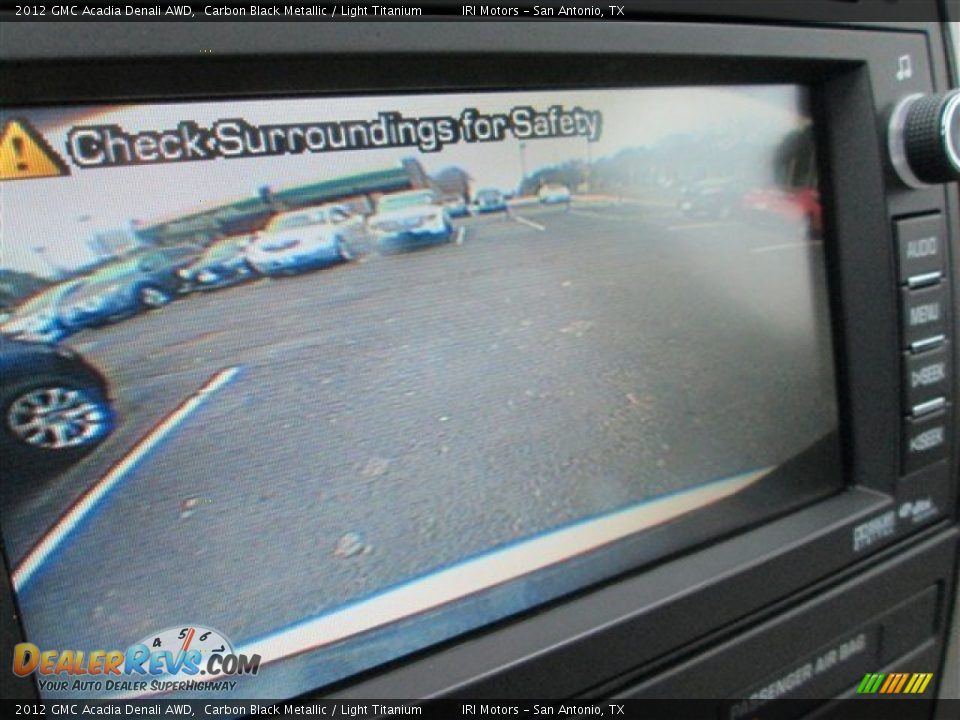 2012 GMC Acadia Denali AWD Carbon Black Metallic / Light Titanium Photo #24