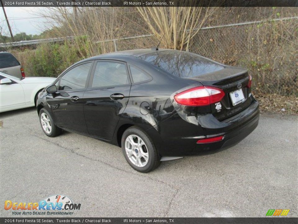 2014 Ford Fiesta SE Sedan Tuxedo Black / Charcoal Black Photo #3