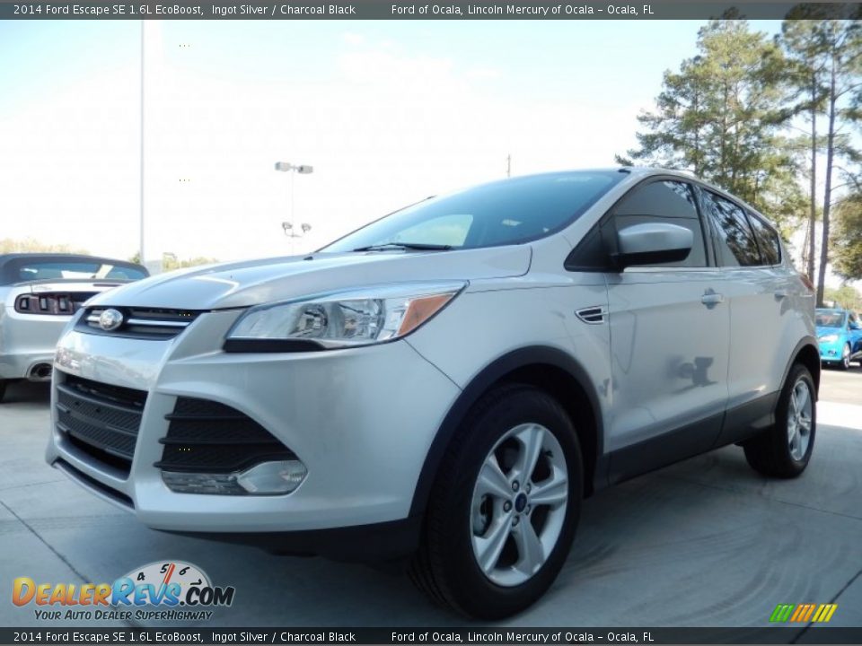 2014 Ford Escape SE 1.6L EcoBoost Ingot Silver / Charcoal Black Photo #1