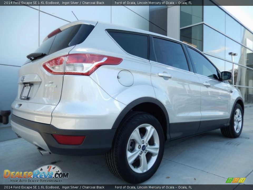 2014 Ford Escape SE 1.6L EcoBoost Ingot Silver / Charcoal Black Photo #2