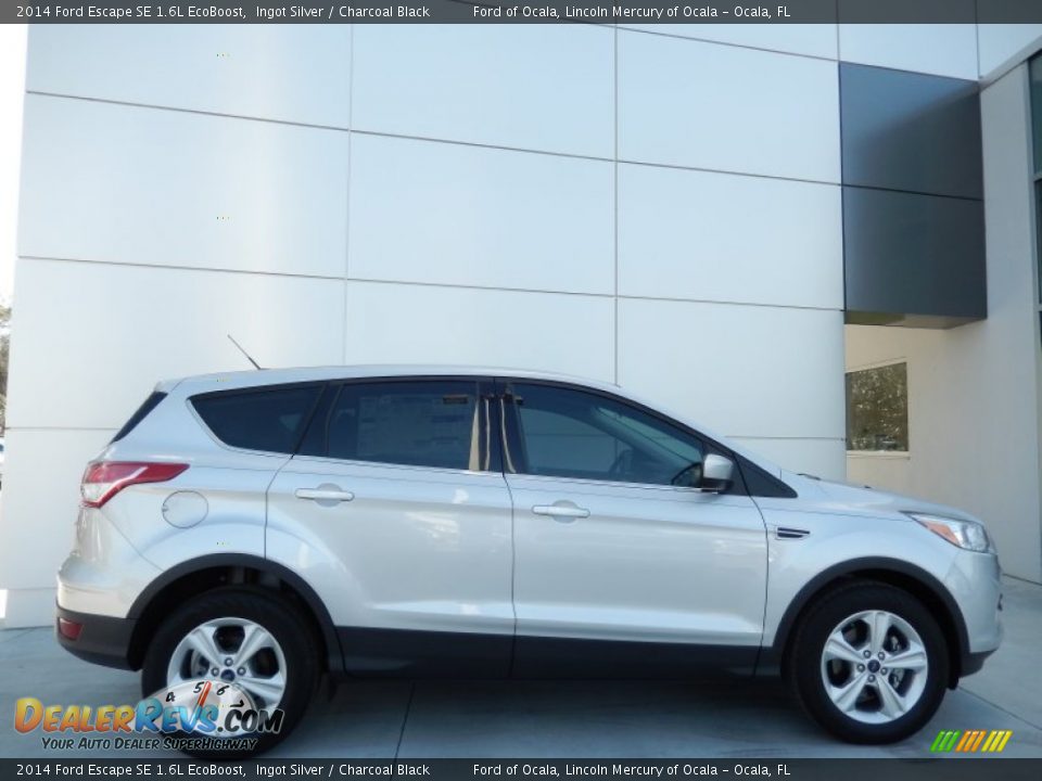 2014 Ford Escape SE 1.6L EcoBoost Ingot Silver / Charcoal Black Photo #3