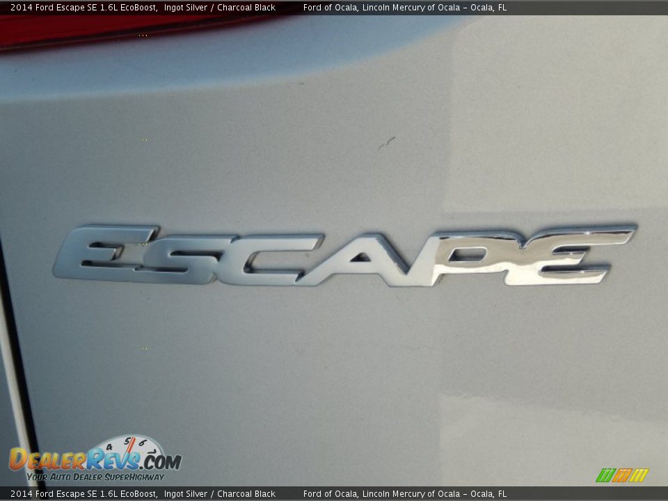 2014 Ford Escape SE 1.6L EcoBoost Ingot Silver / Charcoal Black Photo #4