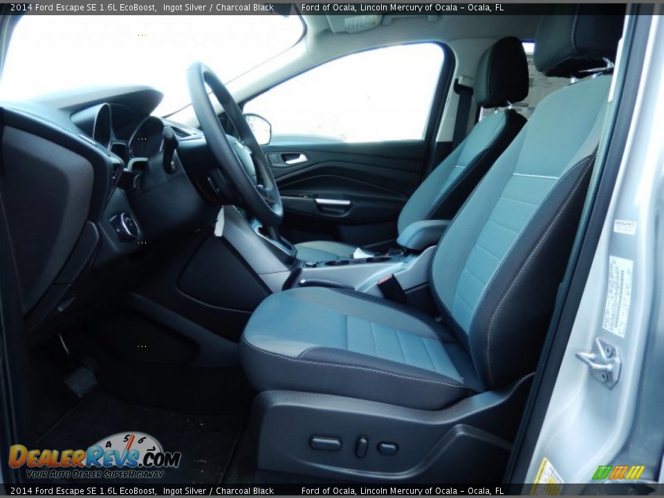 2014 Ford Escape SE 1.6L EcoBoost Ingot Silver / Charcoal Black Photo #6