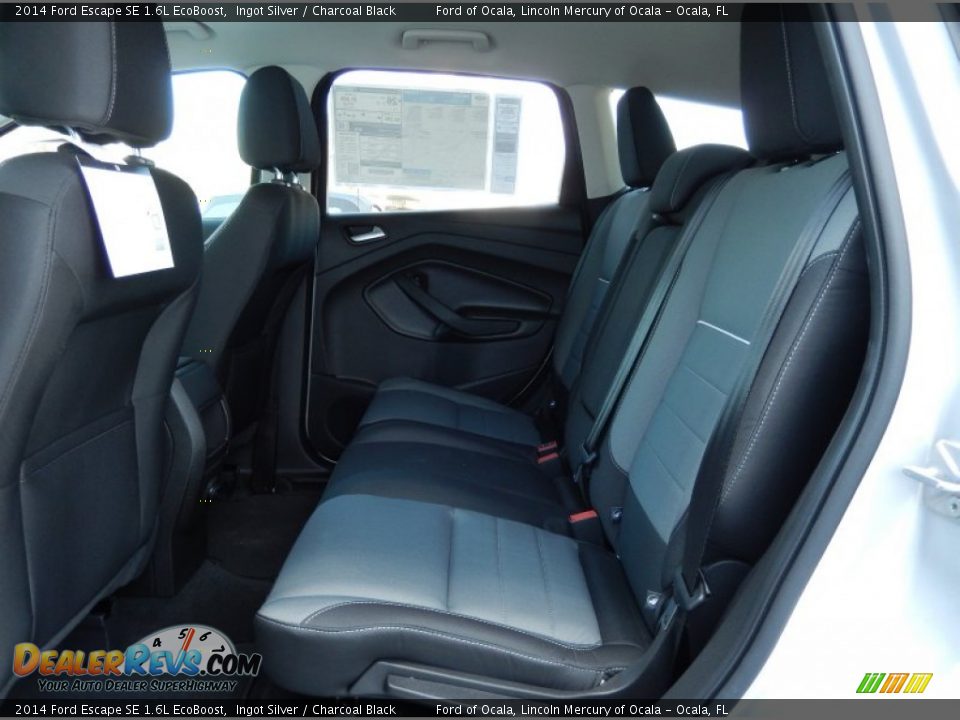 2014 Ford Escape SE 1.6L EcoBoost Ingot Silver / Charcoal Black Photo #7
