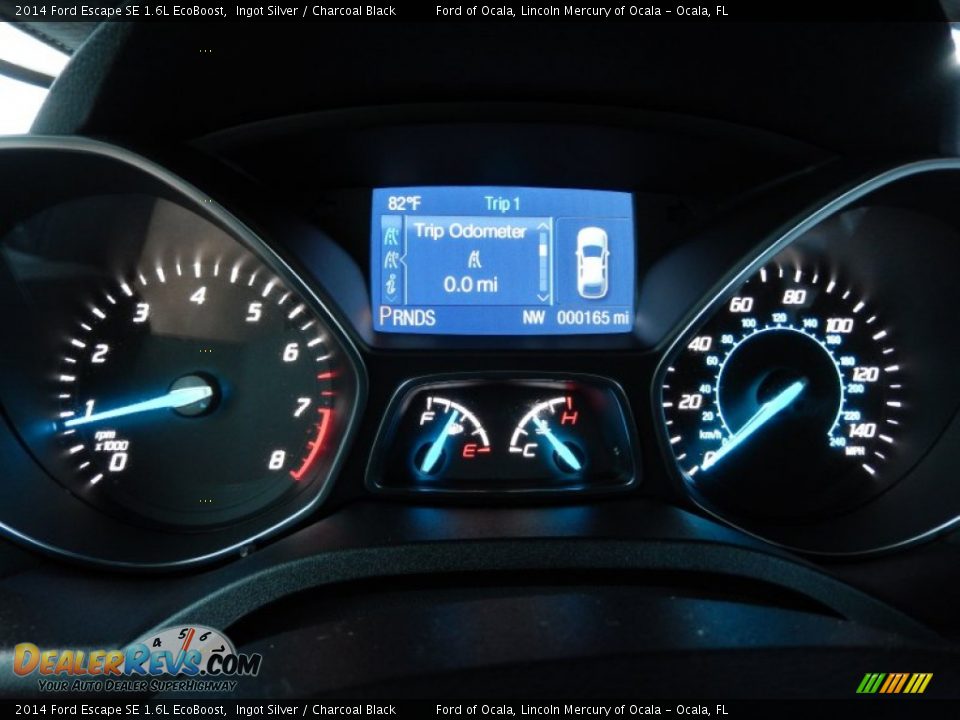 2014 Ford Escape SE 1.6L EcoBoost Ingot Silver / Charcoal Black Photo #9