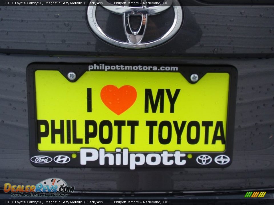 2013 Toyota Camry SE Magnetic Gray Metallic / Black/Ash Photo #19