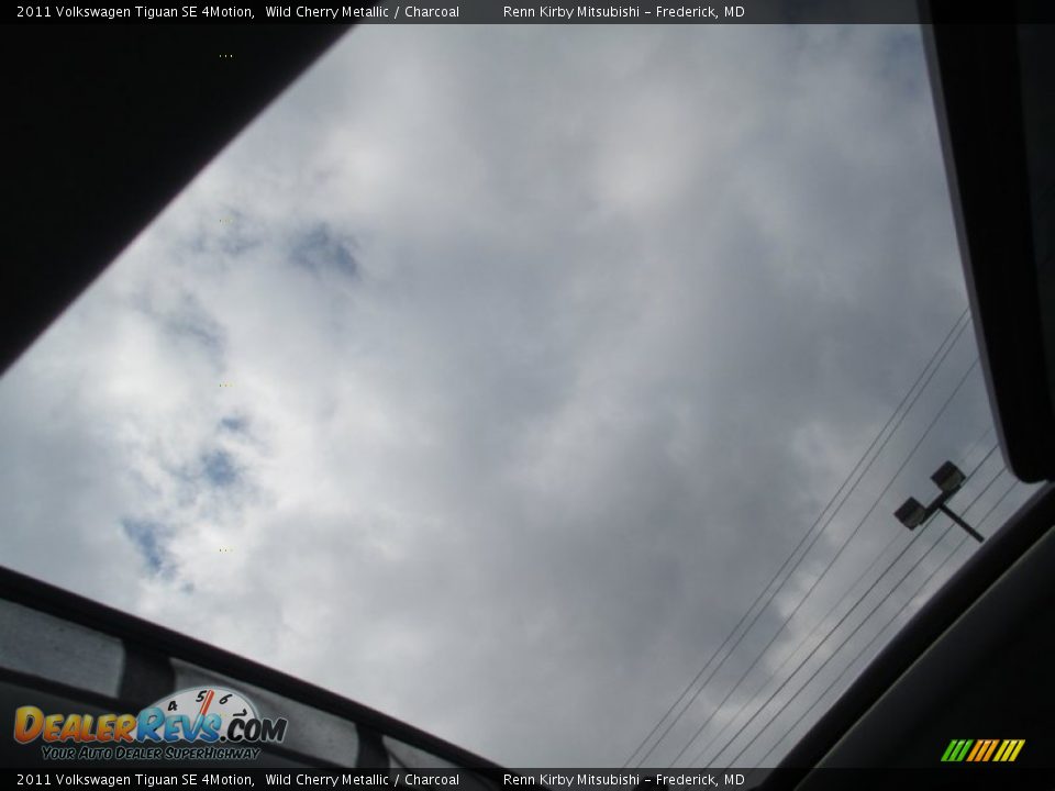2011 Volkswagen Tiguan SE 4Motion Wild Cherry Metallic / Charcoal Photo #10