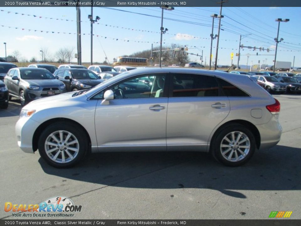 2010 Toyota Venza AWD Classic Silver Metallic / Gray Photo #4