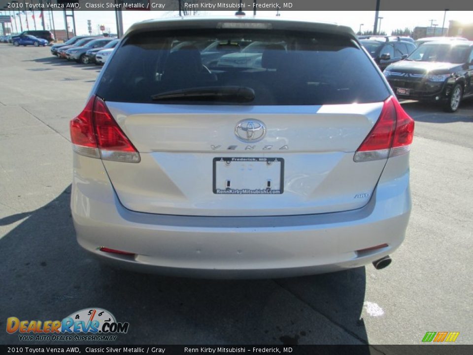 2010 Toyota Venza AWD Classic Silver Metallic / Gray Photo #6
