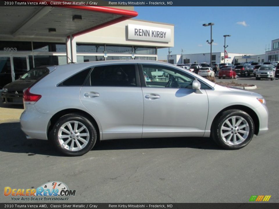 2010 Toyota Venza AWD Classic Silver Metallic / Gray Photo #8