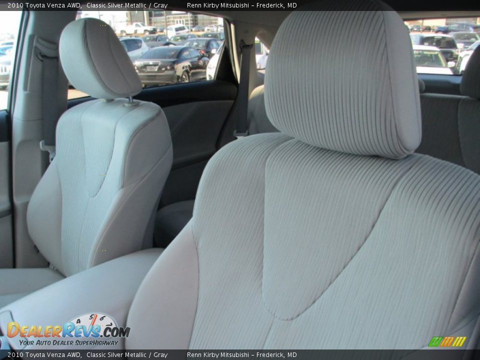 2010 Toyota Venza AWD Classic Silver Metallic / Gray Photo #10