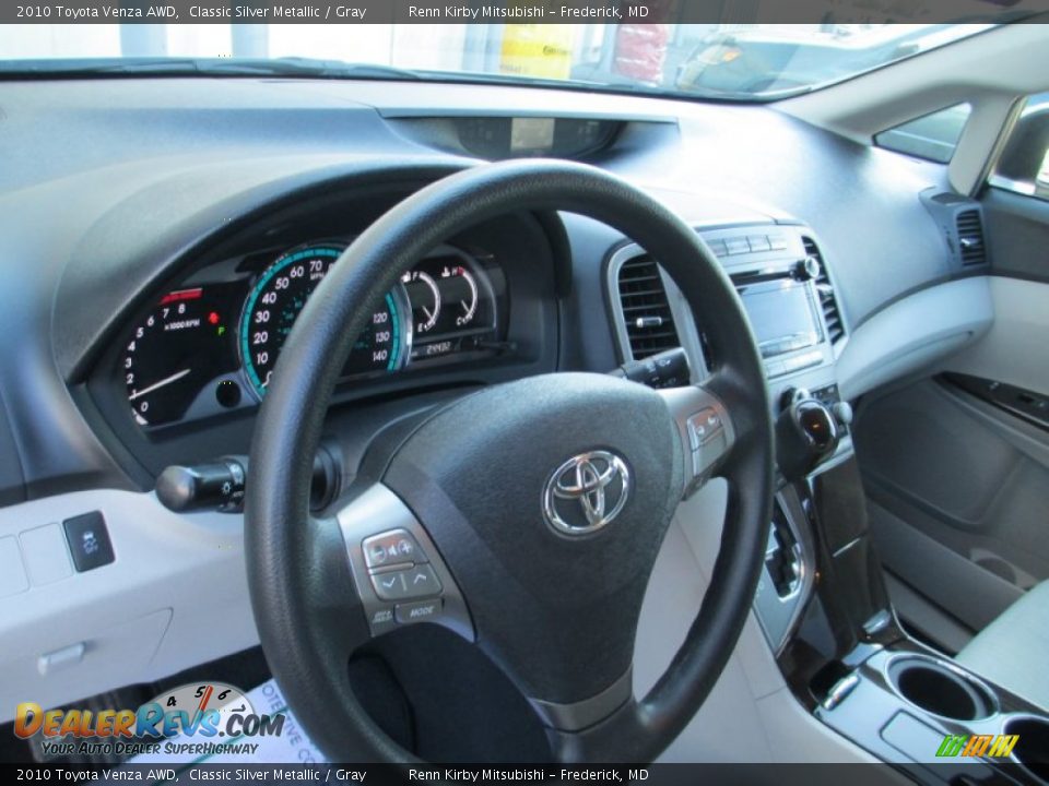 2010 Toyota Venza AWD Classic Silver Metallic / Gray Photo #12