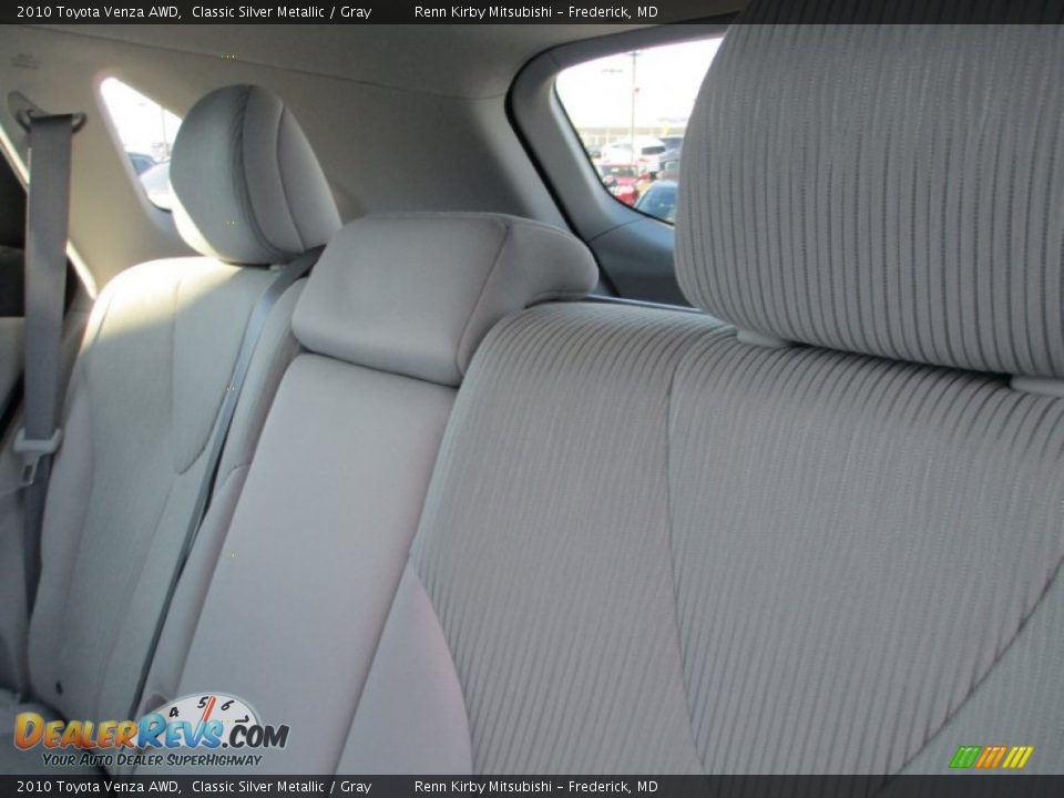 2010 Toyota Venza AWD Classic Silver Metallic / Gray Photo #24