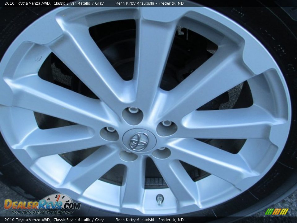 2010 Toyota Venza AWD Classic Silver Metallic / Gray Photo #29