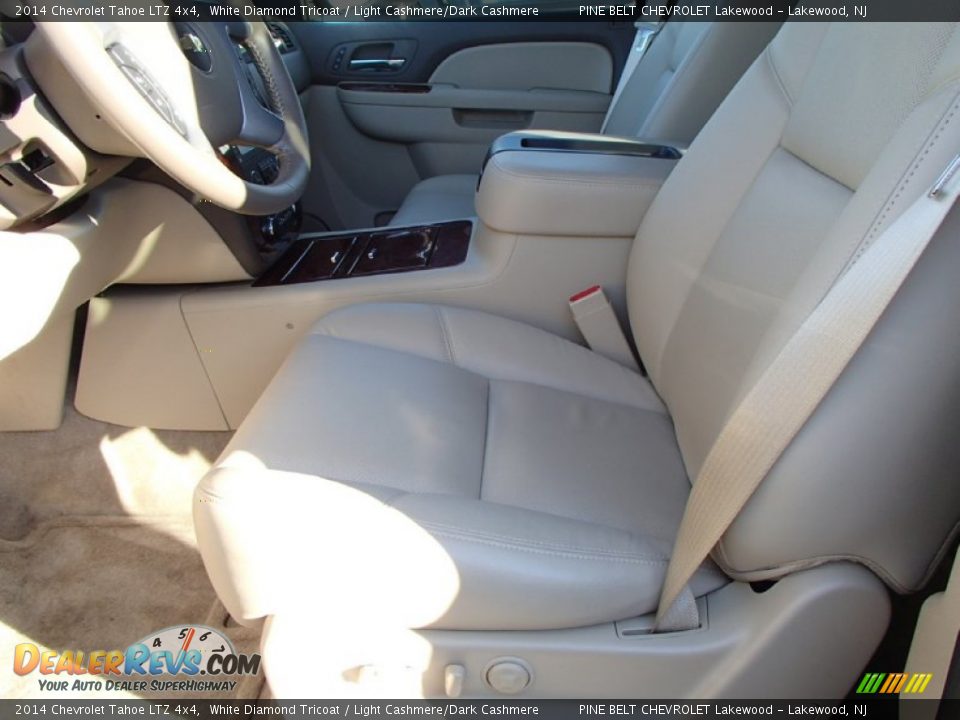 2014 Chevrolet Tahoe LTZ 4x4 White Diamond Tricoat / Light Cashmere/Dark Cashmere Photo #3