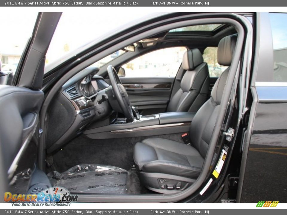 Front Seat of 2011 BMW 7 Series ActiveHybrid 750i Sedan Photo #10