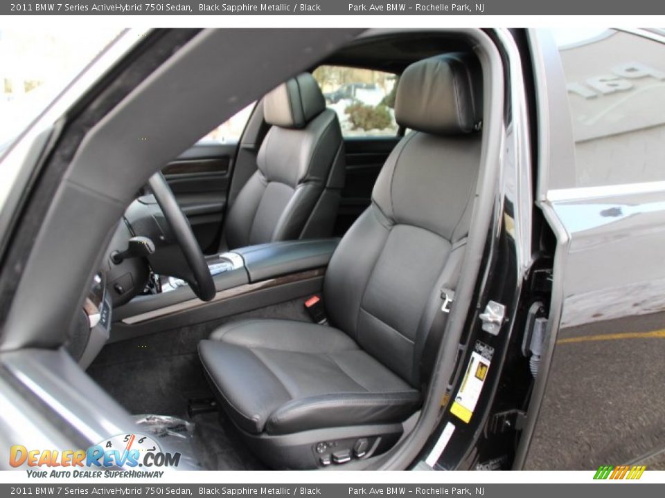 Front Seat of 2011 BMW 7 Series ActiveHybrid 750i Sedan Photo #11